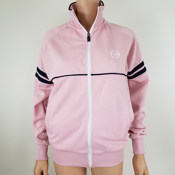 sergio tacchini pink track top